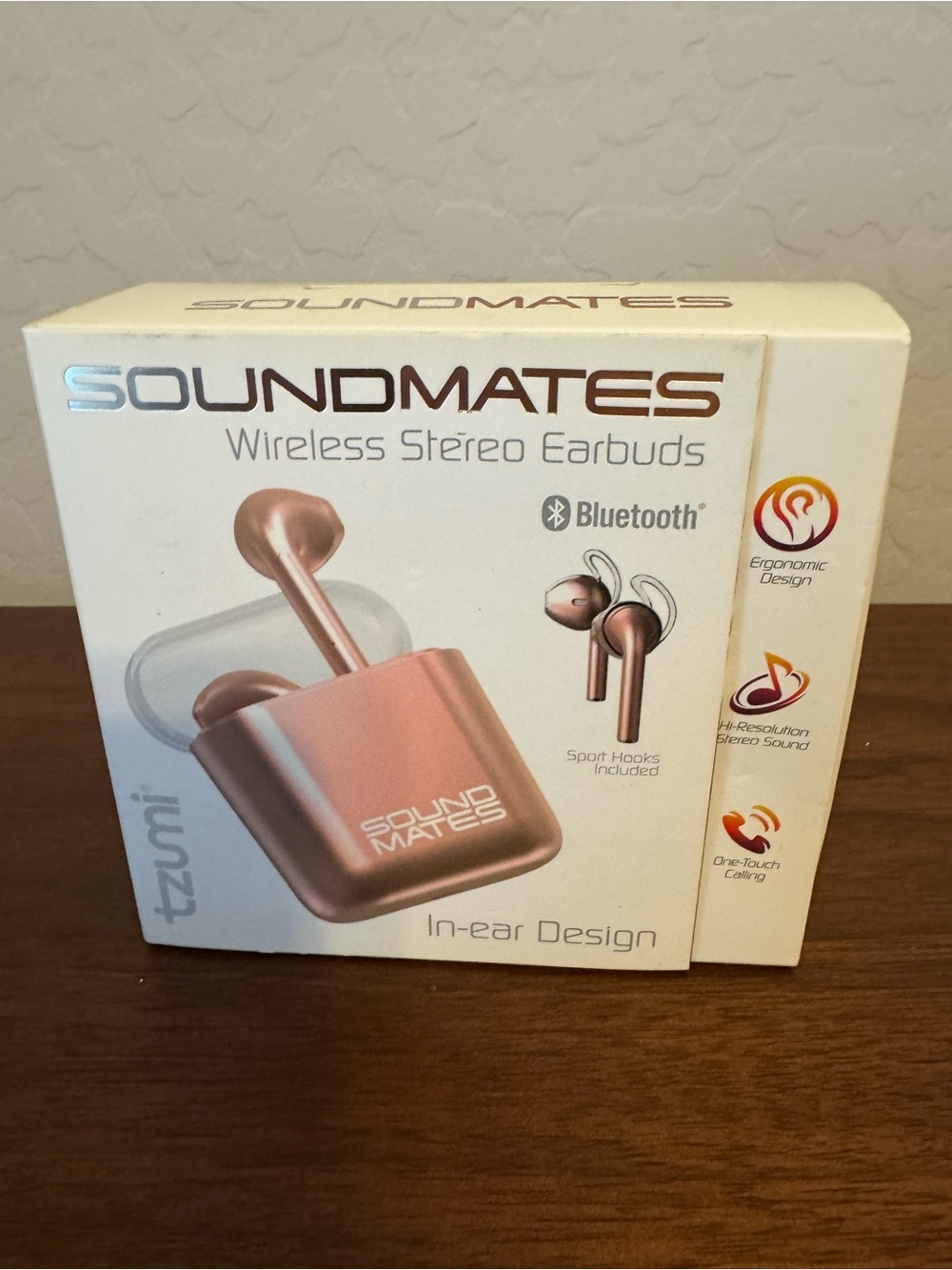 SoundMates Wireless Earbuds in Rose Gold - SoundMates